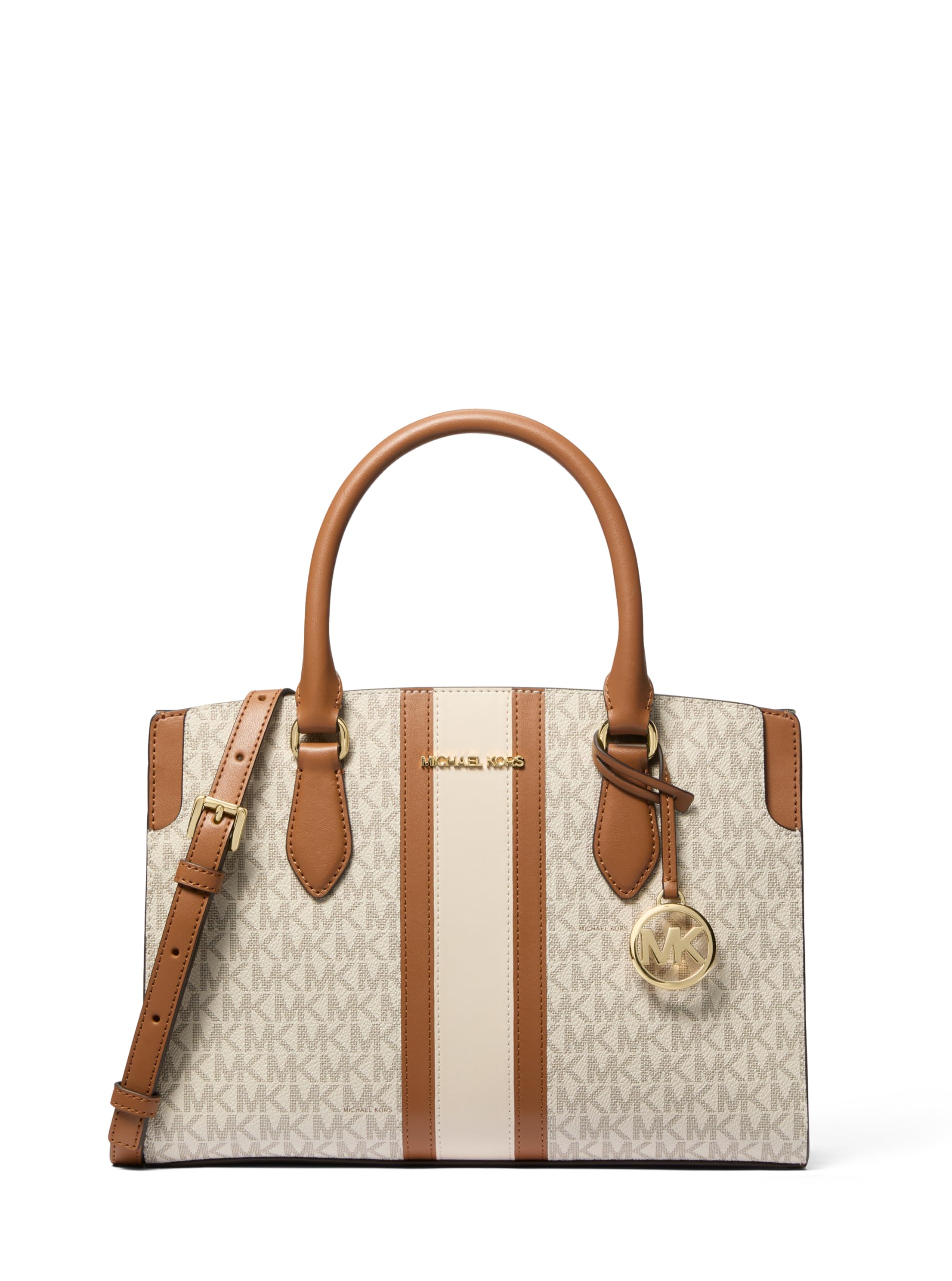 Michael Kors Becca medium handbag with stripe and logo