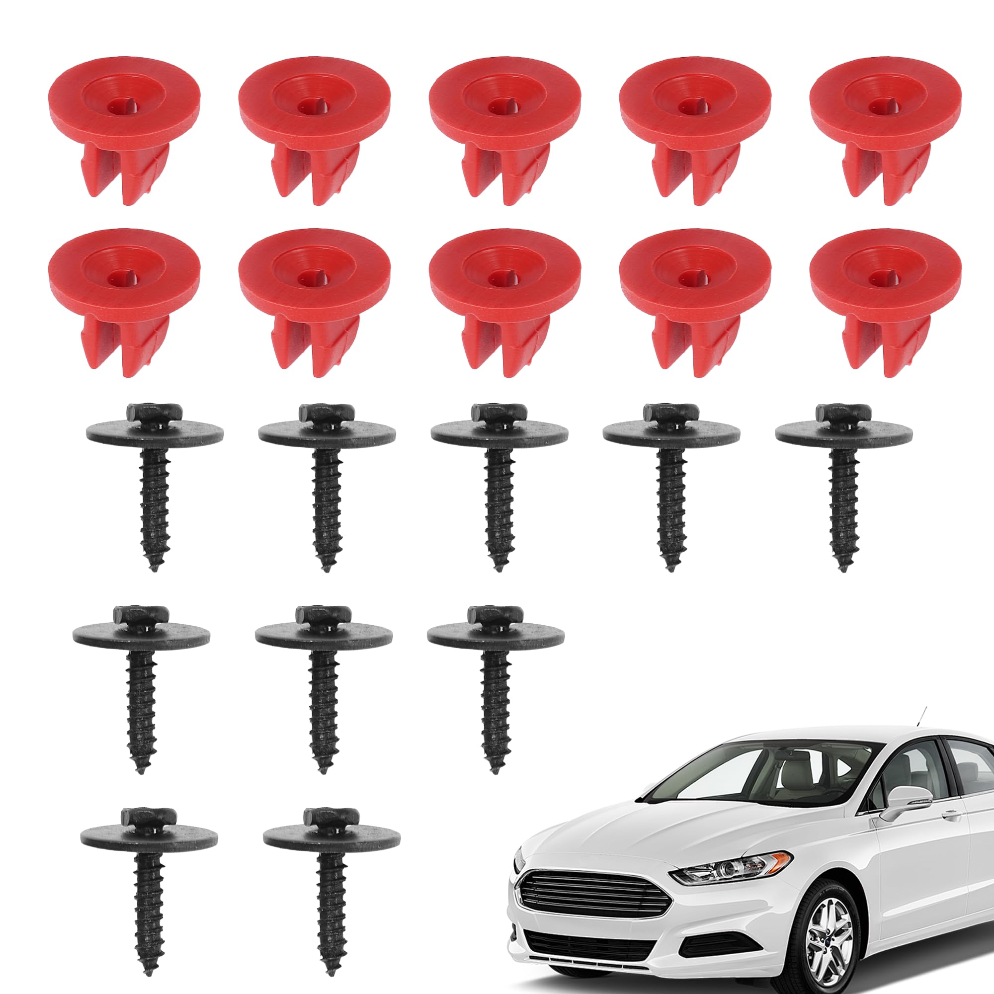 20 Stks Instaplijsten Trim Klinknagel Clips Ontworpen voor Ford Voor
