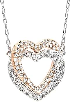 ★スワロフスキー ガーディアン ハート ネックレス ローズゴールド ☆スワロフスキー ガーディアン ハート ネックレス ローズゴールド