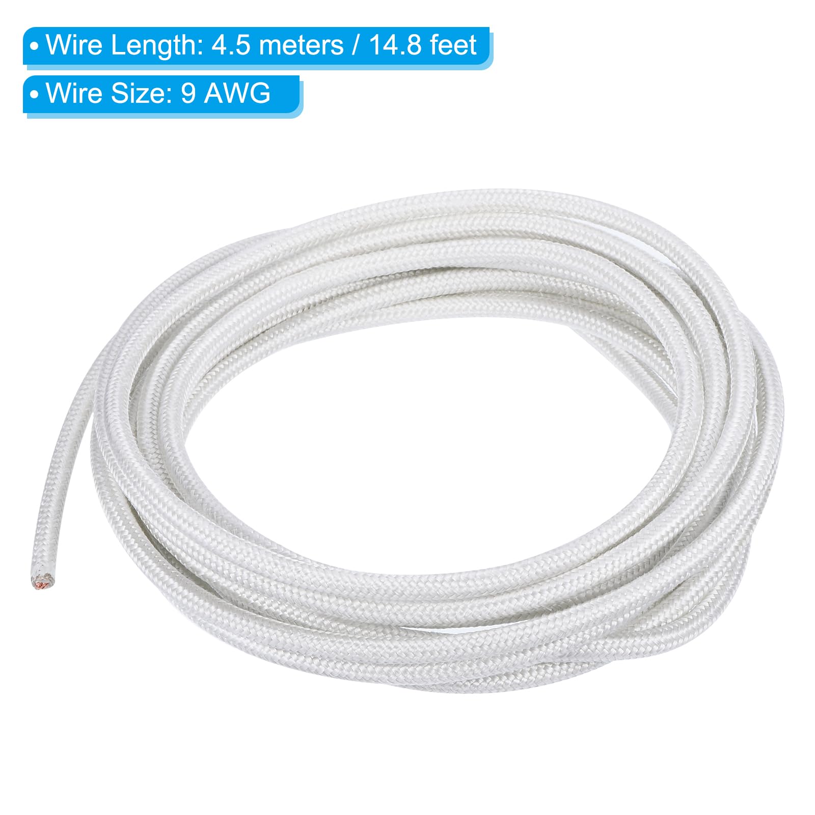 PATIKIL 14.8Ft 9 AWG High Temperature Wire - Image 2