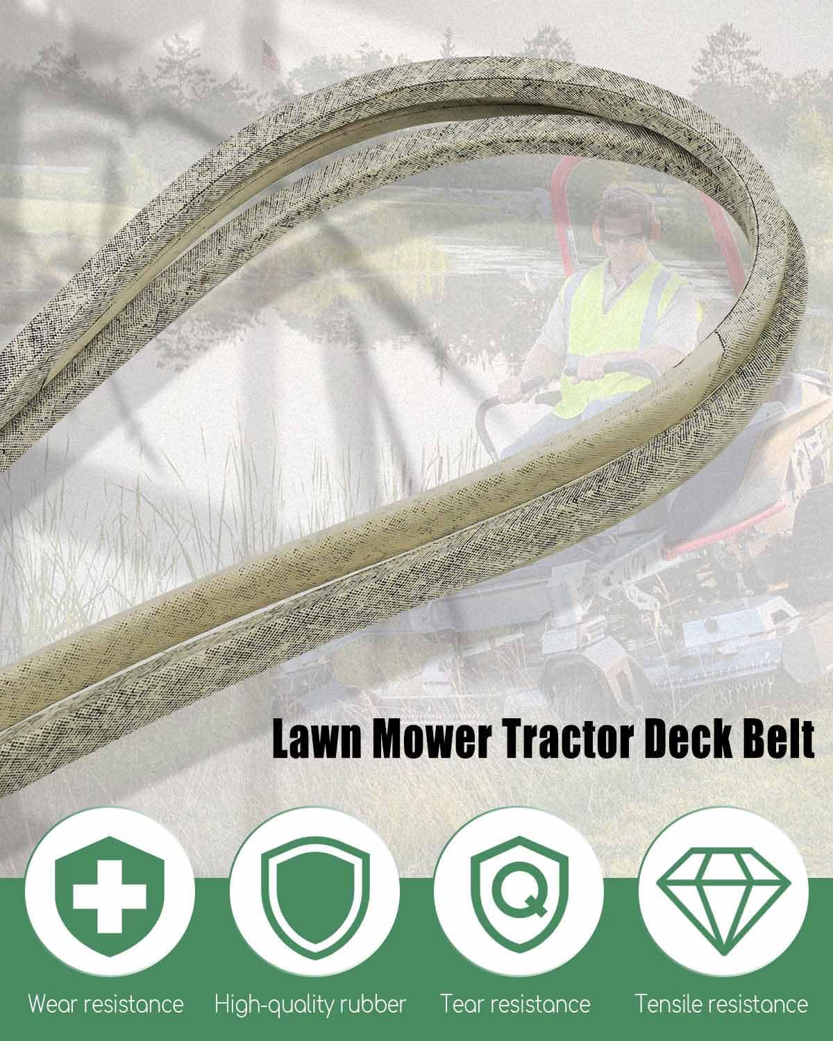 Deck Belt 5/8" x 74 3/4" Fit for John Deere X350 X354 X370 X380 X384 X390 X394 X570 X580 X590, Lawn Mower Drive Belt Replace M169485