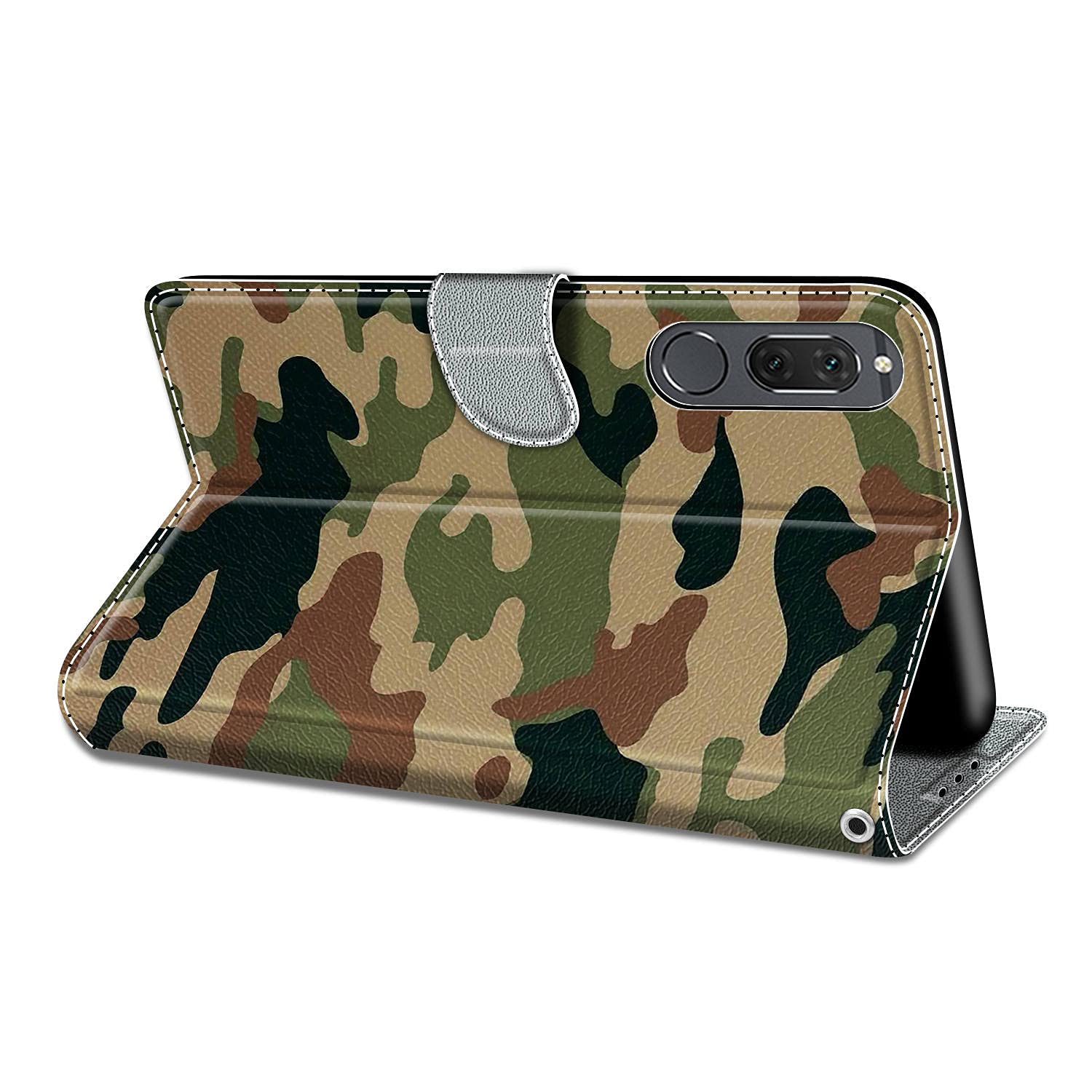 Custodia Portafoglio In Pelle Con Magnete Per Oppo A54 5G - Rosa, Con Slot Per Carte E Supporto Per Video - 2