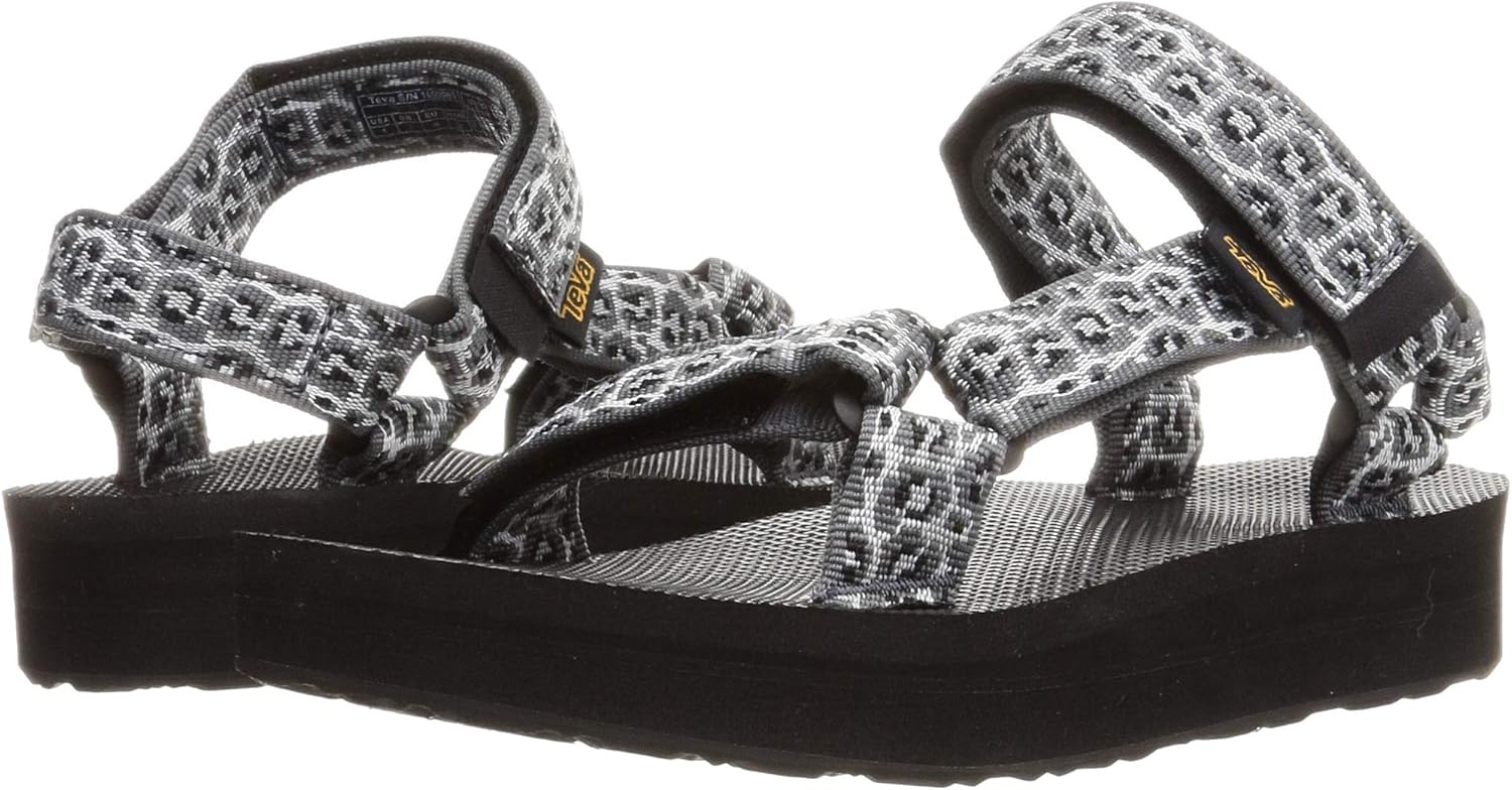 Teva Women's Midform Universal Sandal 11 Dorinda White/Black
