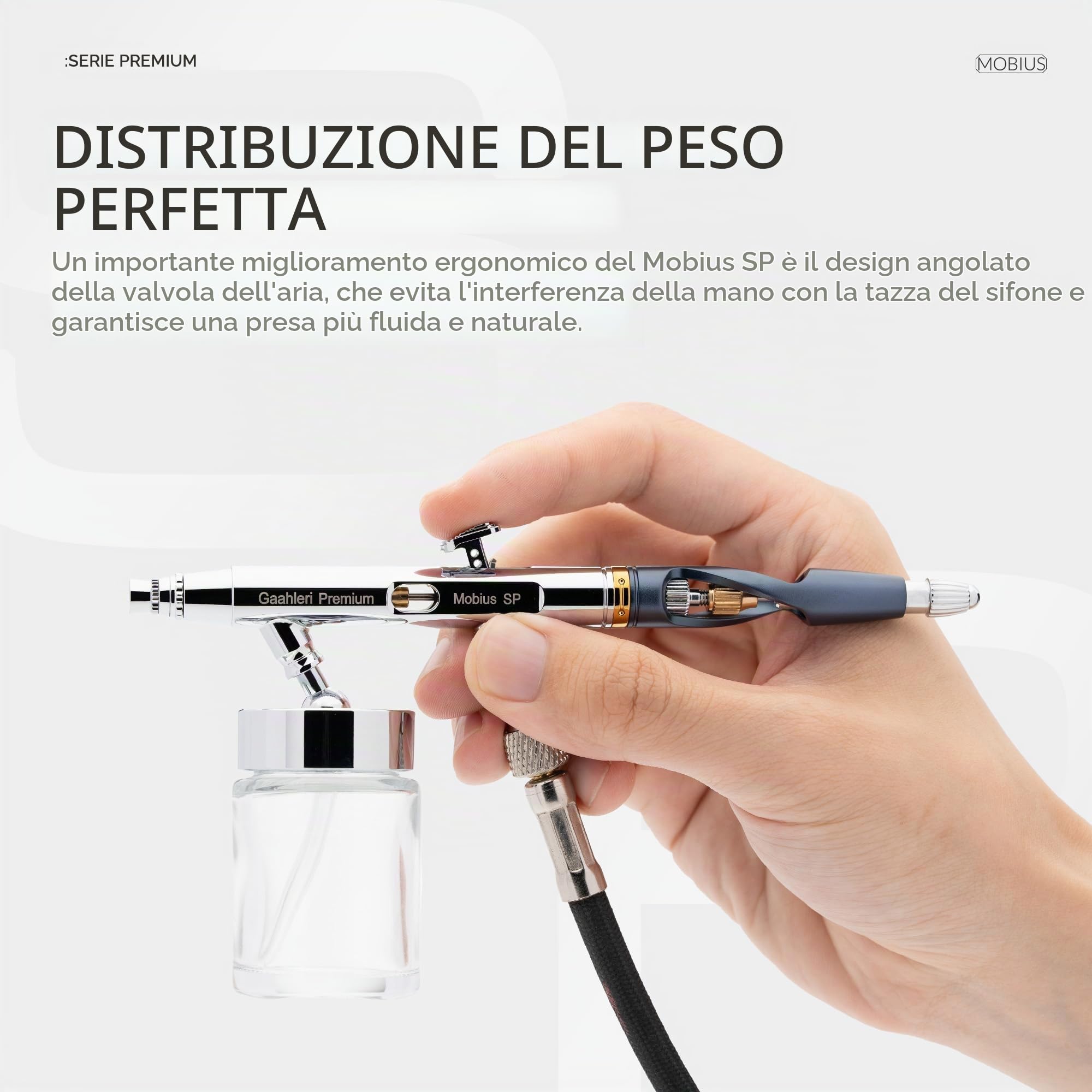 Gaahleri Airbrsuh Premium Series Mobius - Aerografo a sifone