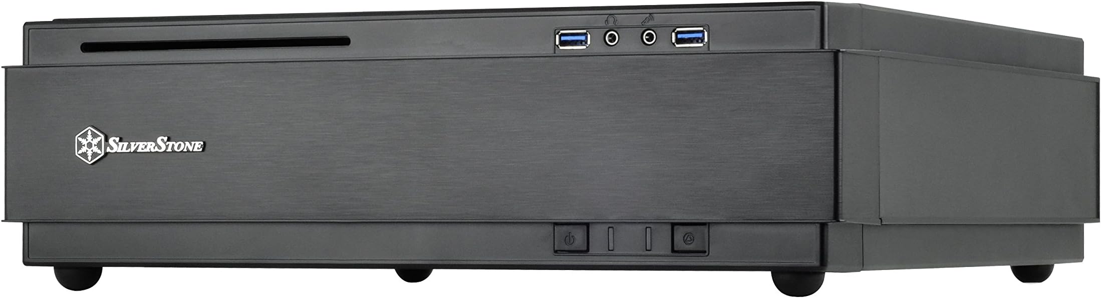 SilverStone SST-ML07B Milo Mini-ITX Slim HTPC Desktop Enclosure Black