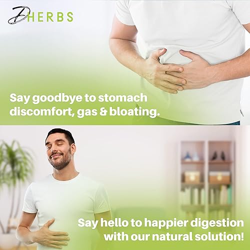 Miniatura 6 de DHerbs Suplemento de digestión limpiador intestinal, 100 cápsulas vegetarianas, cápsulas de limpieza del sistema digestivo hechas con hierbas puras,