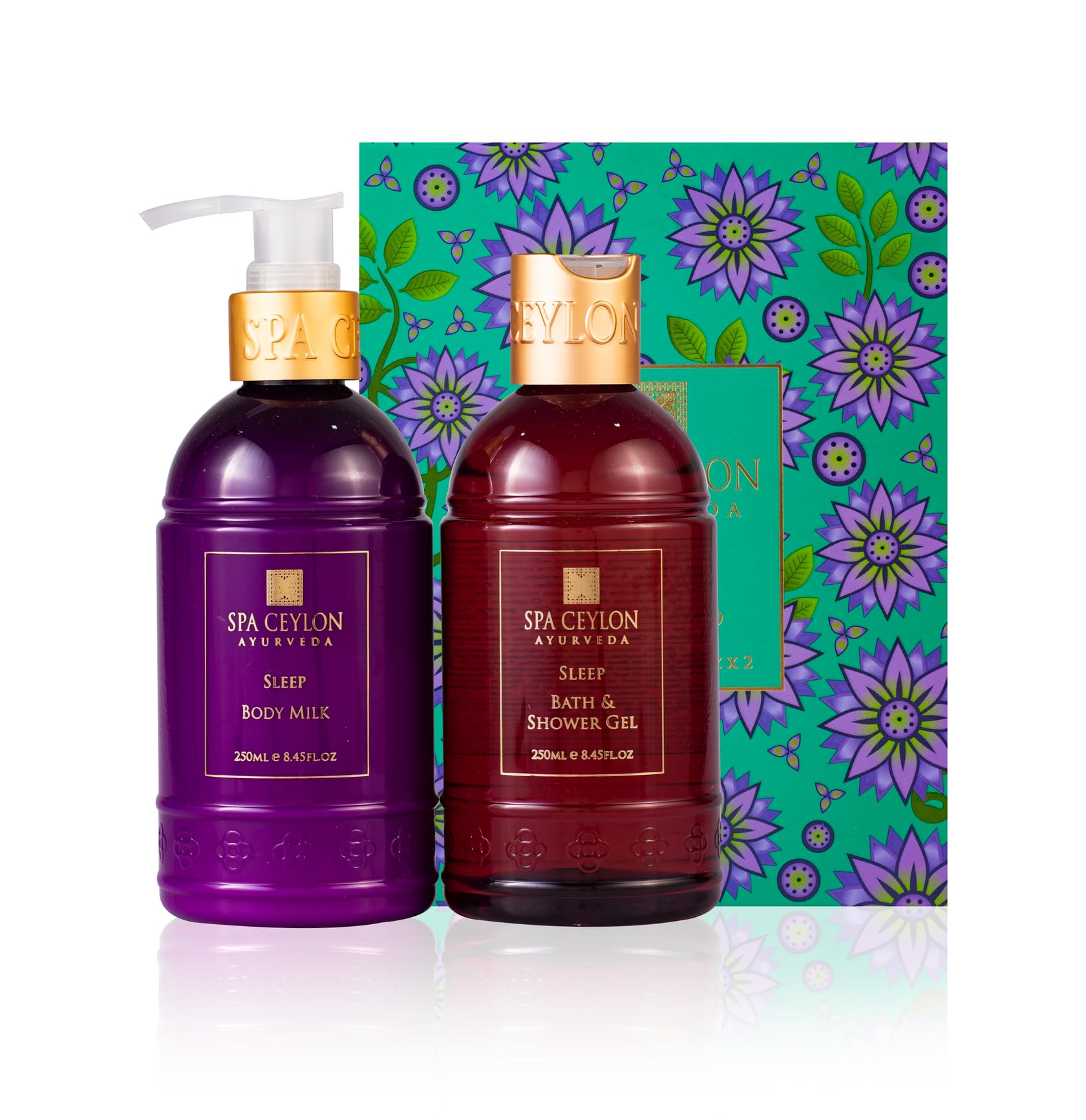 Spa Ceylon Sleep Bath & Body Duo | Body lotion & shower gel | Body lotion | body cream | body care | shower gel | liquid soap | All skin types-image-2