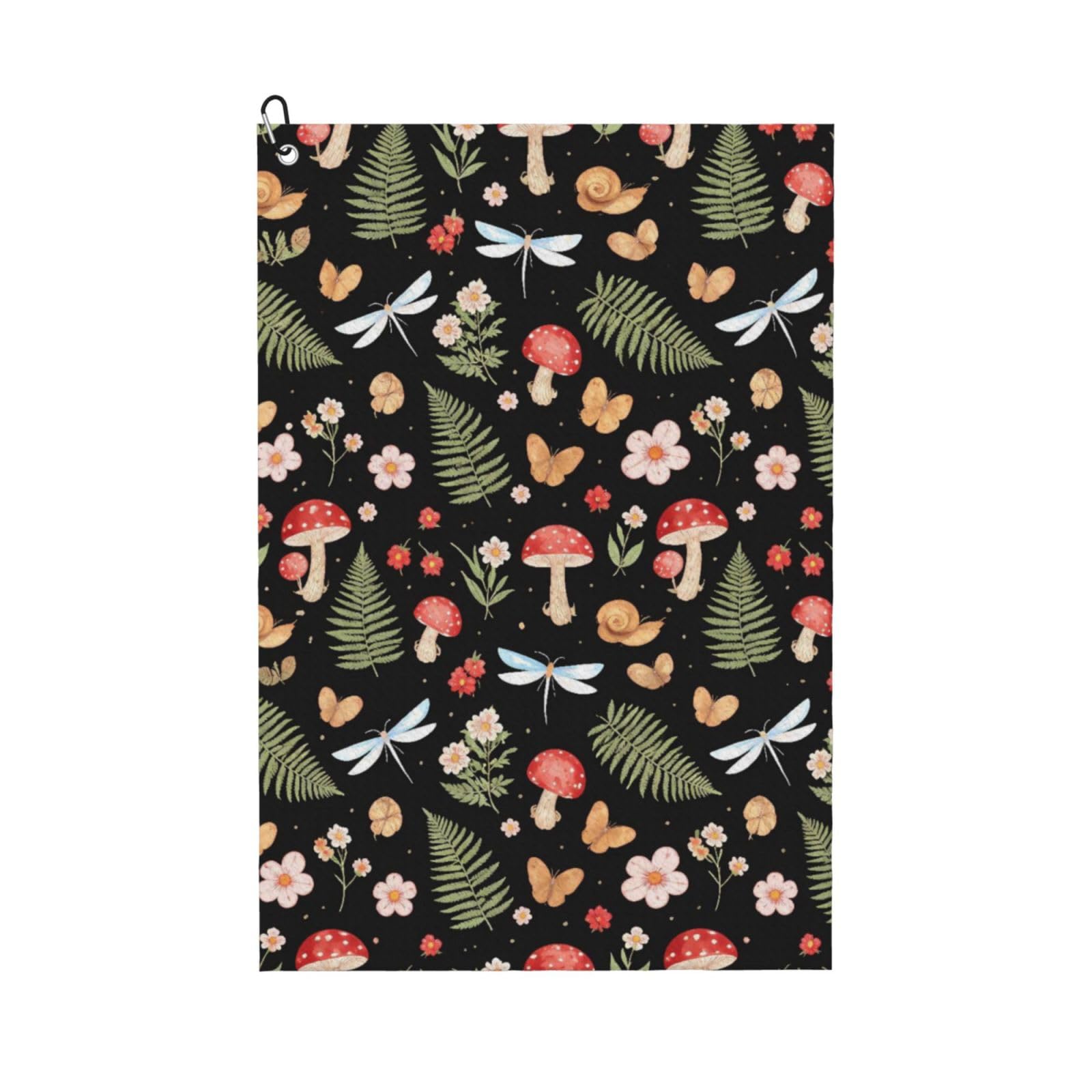 BSDFGSDD Mystery Magic Witch Mushroom Golf Towel 24 x 16 inches