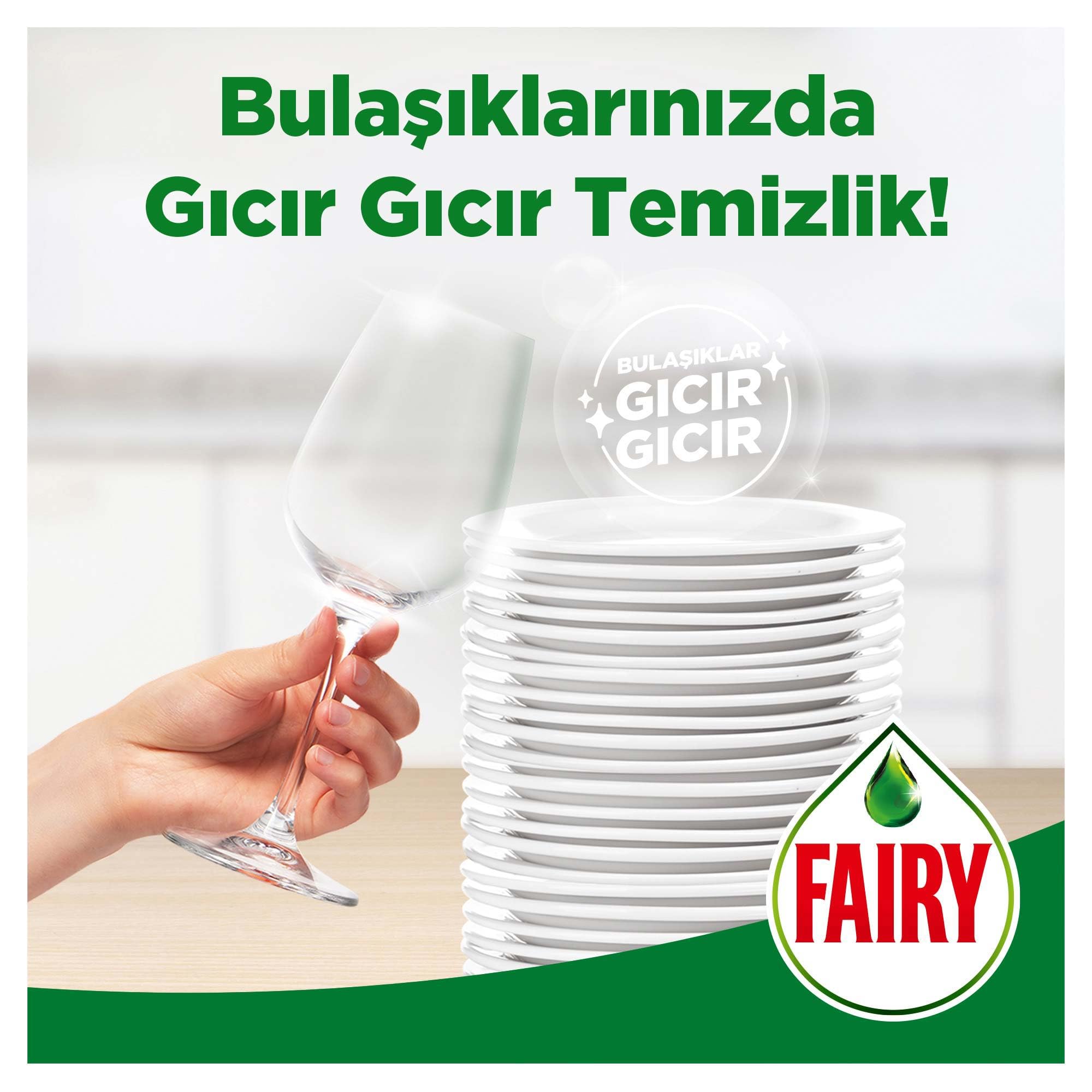 Fairy Temiz ve Ferah Sıvı Bulaşık Deterjanı 1000 ml Limon Kokulu