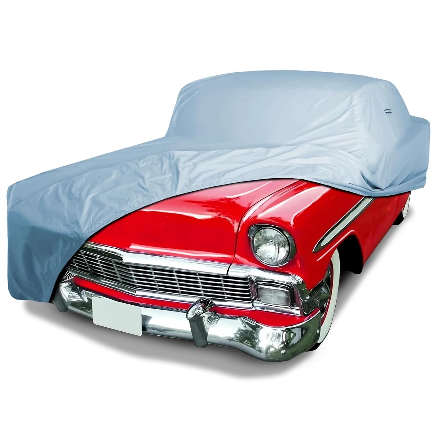iCarCover Custom Car Cover for 1950-1957 Chevy Bel Air 2-Door 4-Door Waterproof All Weather Rain Snow UV Sun