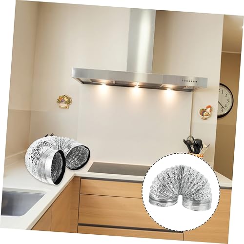 Miniatura 6 de DOITOOL Tubo de escape de campana extractora, tubo de escape flexible, conducto flexible, conducto flexible, conducto de secador, conducto de aire