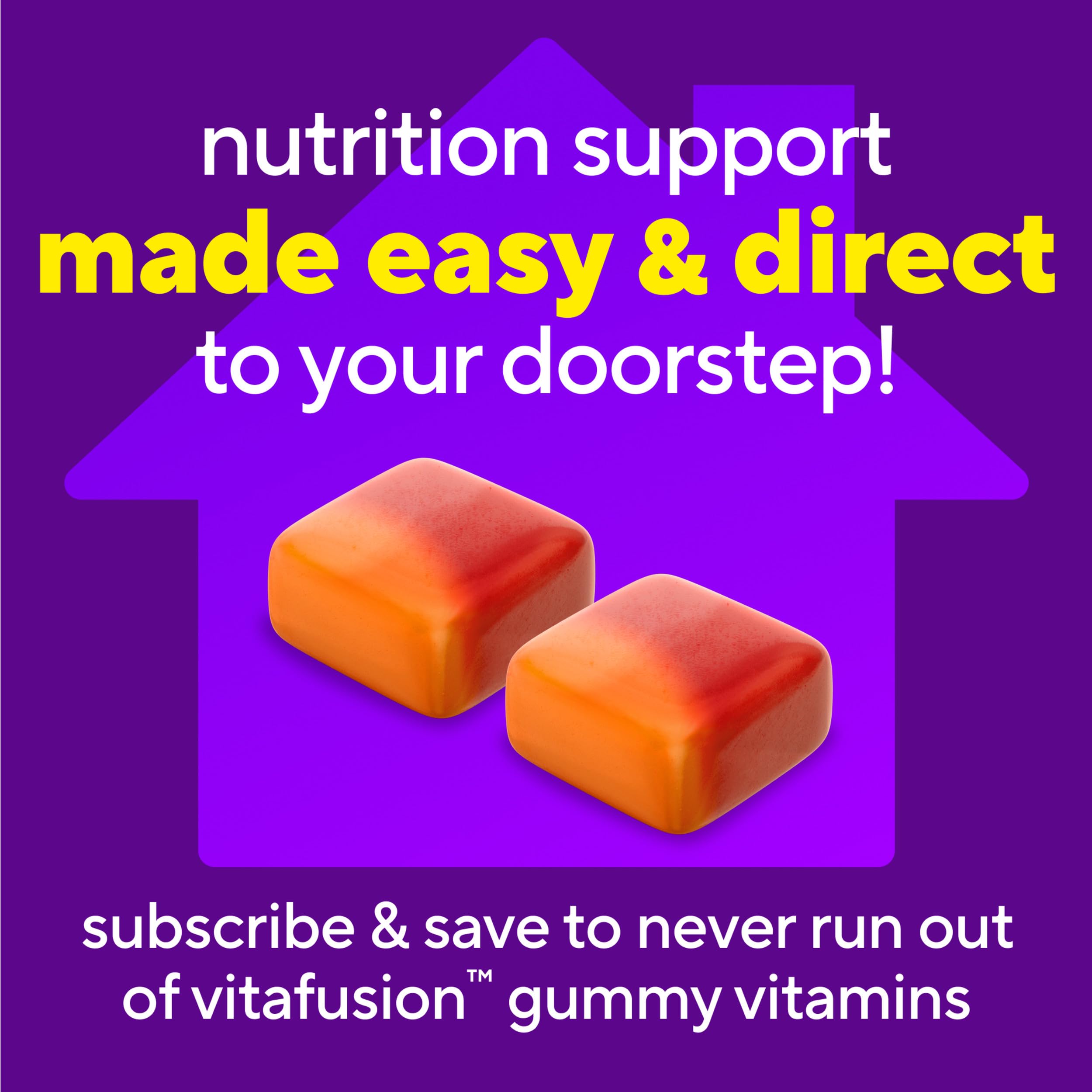 Vitafusion Multi+ Immune Support* – 2-in-1 Benefits & Flavors – Adult Gummy Vitamins with Vitamin C, Zinc, Daily Multivitamins, 90 Count