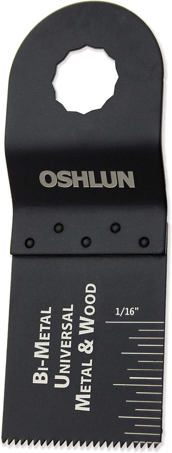 Oshlun MMR-0110 1-1/3-Inch Universal Bi-Metal Oscillating Tool Blade for Rockwell or Worx SoniCrafter Hex, 10-Pack