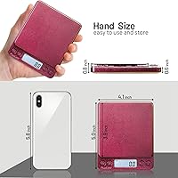 Vista 3 de Fuzion Báscula digital de 0.03 oz de precisión, 105.82 oz (105.82 oz) Mini báscula de alimentos para hierbas, especias, joyas, oro, pequeña báscula