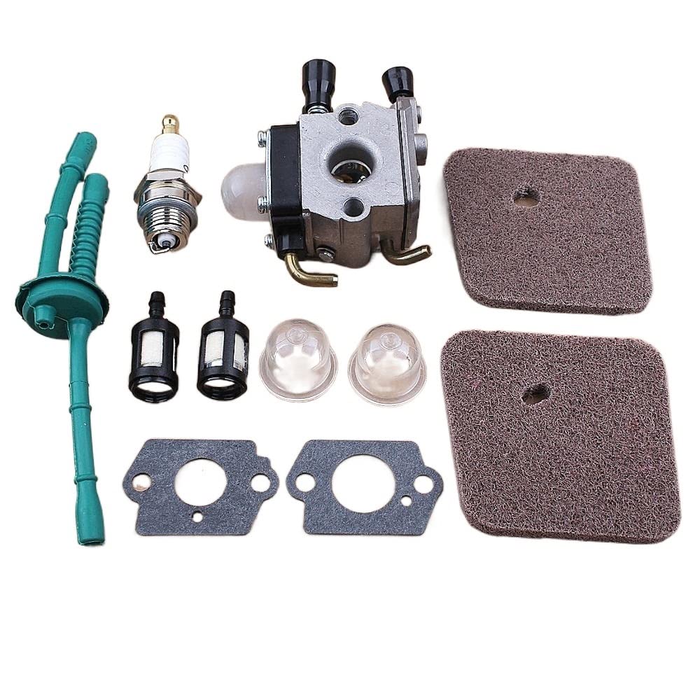 Kit de Filtro de Combustible de Aire for carburador Compatible con Stihl FS38 FS45 FS46 FS55 KM55 FS85 Juntas de carburador desbrozadora cortadora de césped