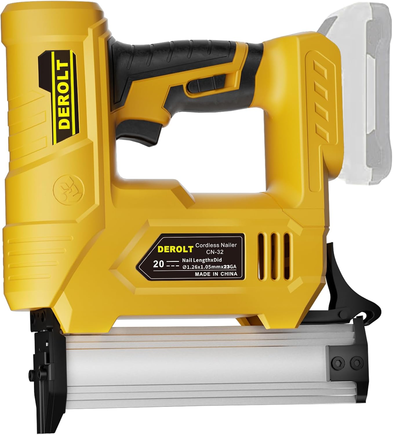 Cordless Nail Gun 23GA for DEWALT 20V MAX Battery