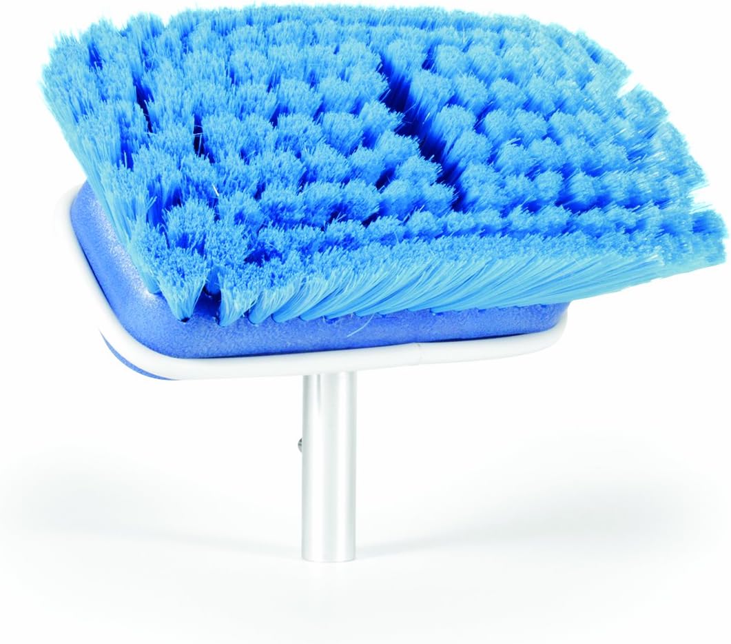Camco 41922 Soft Blue Brush Attachment, 10" Wide, Universal Fit
