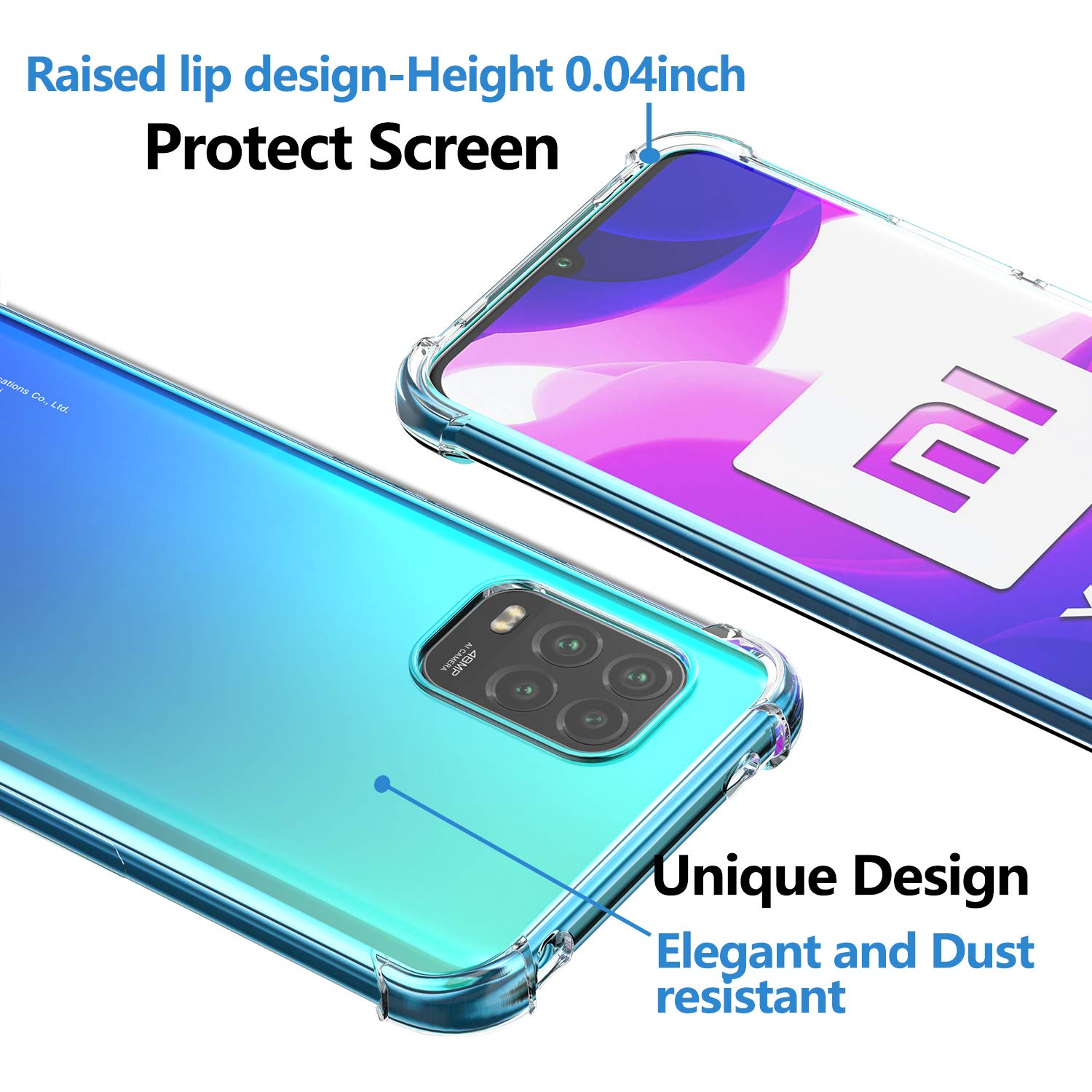 For Vivo T4 Lite 5G Case Tempered Glass Mirror Protector Starry Sky