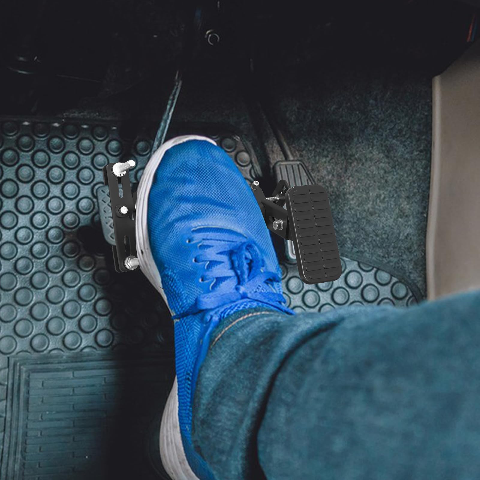 Pedalverlängerungen Ergonomisch, einstellbare Länge und Winkel, | Kupplungspedal-Verlängerer Auto-Bremszubehör für Kleinwüchsige, passend zu Autos, Go-Karts und Golfwagen