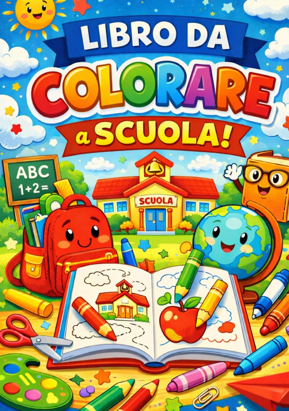 LIBRO DA COLORARE a Scuola!: uno spazio per colorare, sognare e divertirsi