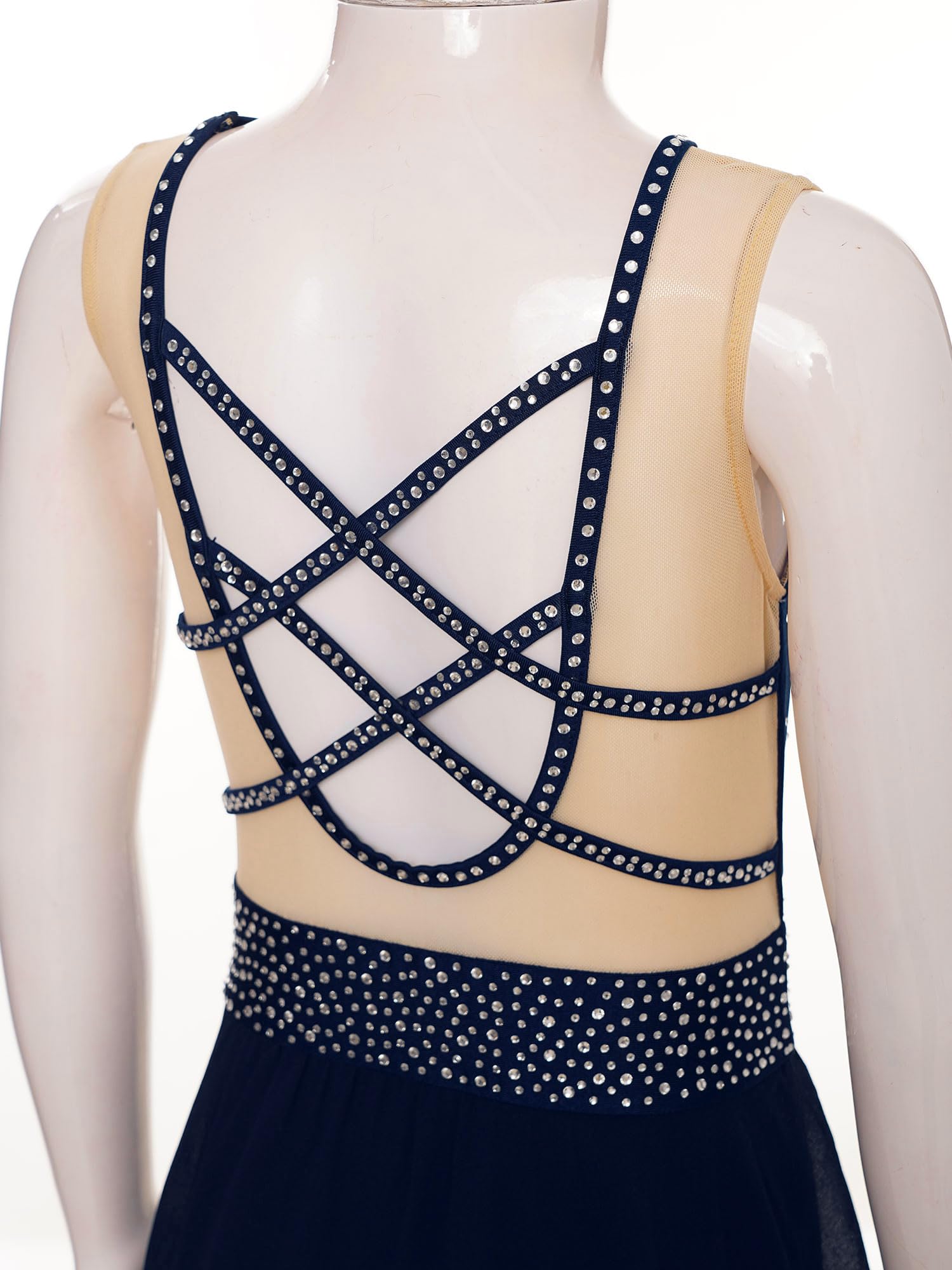 Bambina Body Ginnastica Classico Body Bambina Danza Ritmica Latino Contemporaneo Competizione Abito Danza Spettacolo Anni
