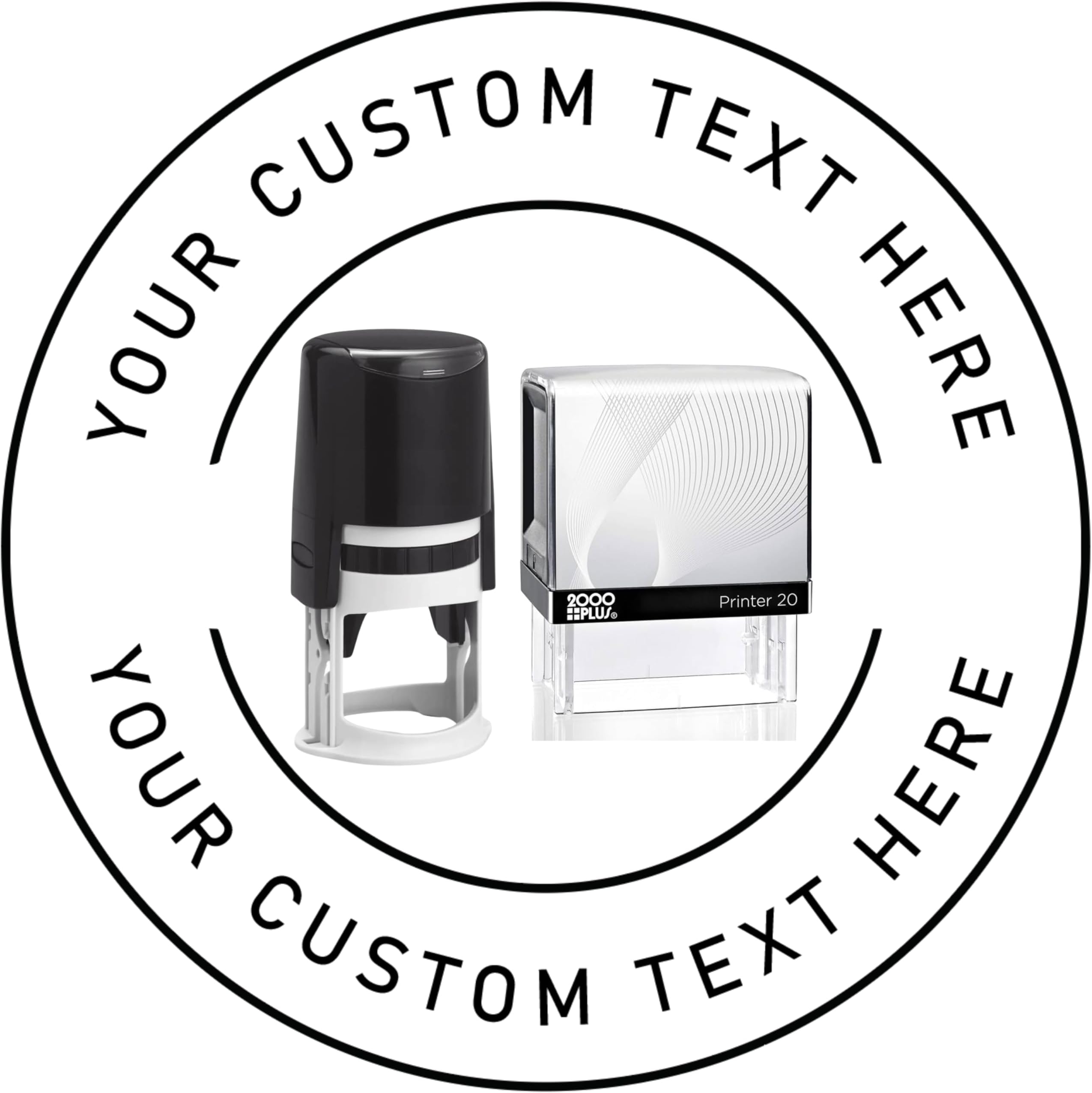 Logo Stamp | Custom Stamp | Personalized Business Stamp | Business Logo Stamp | Business Logo or Image Small Large Medium Round Logo Stamp Custom Business Stamp