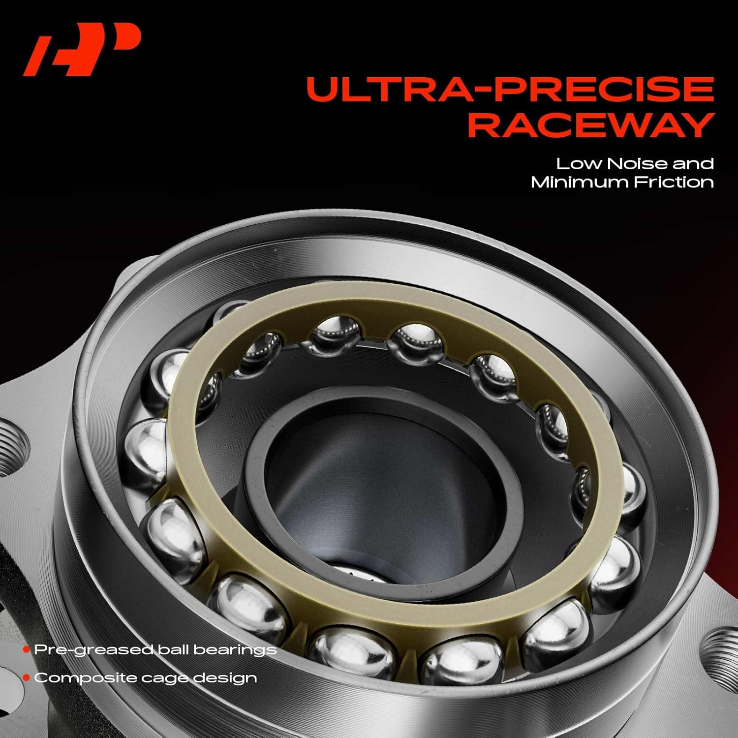 A-Premium 2 x Front Wheel Bearing and Hub Assembly Compatible with BMW - 13-16 - 320i/328d/328i/335i/340i xDrive, 328i/335i GT xDrive, 428i/435i xDrive, 228i xDrive, M235i xDrive