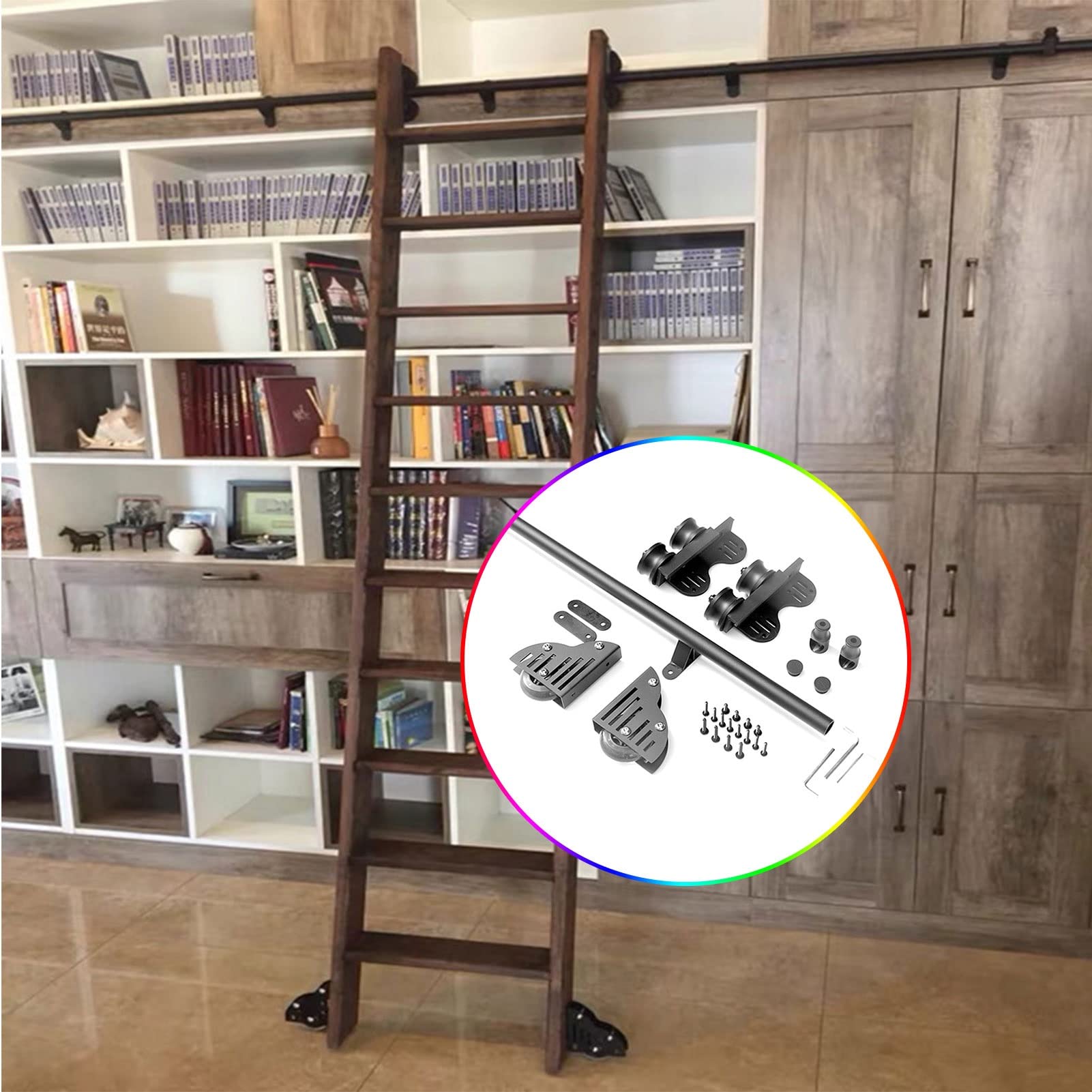 Kit matériel bibliothèque coulissante MiroDo contre le manque de place