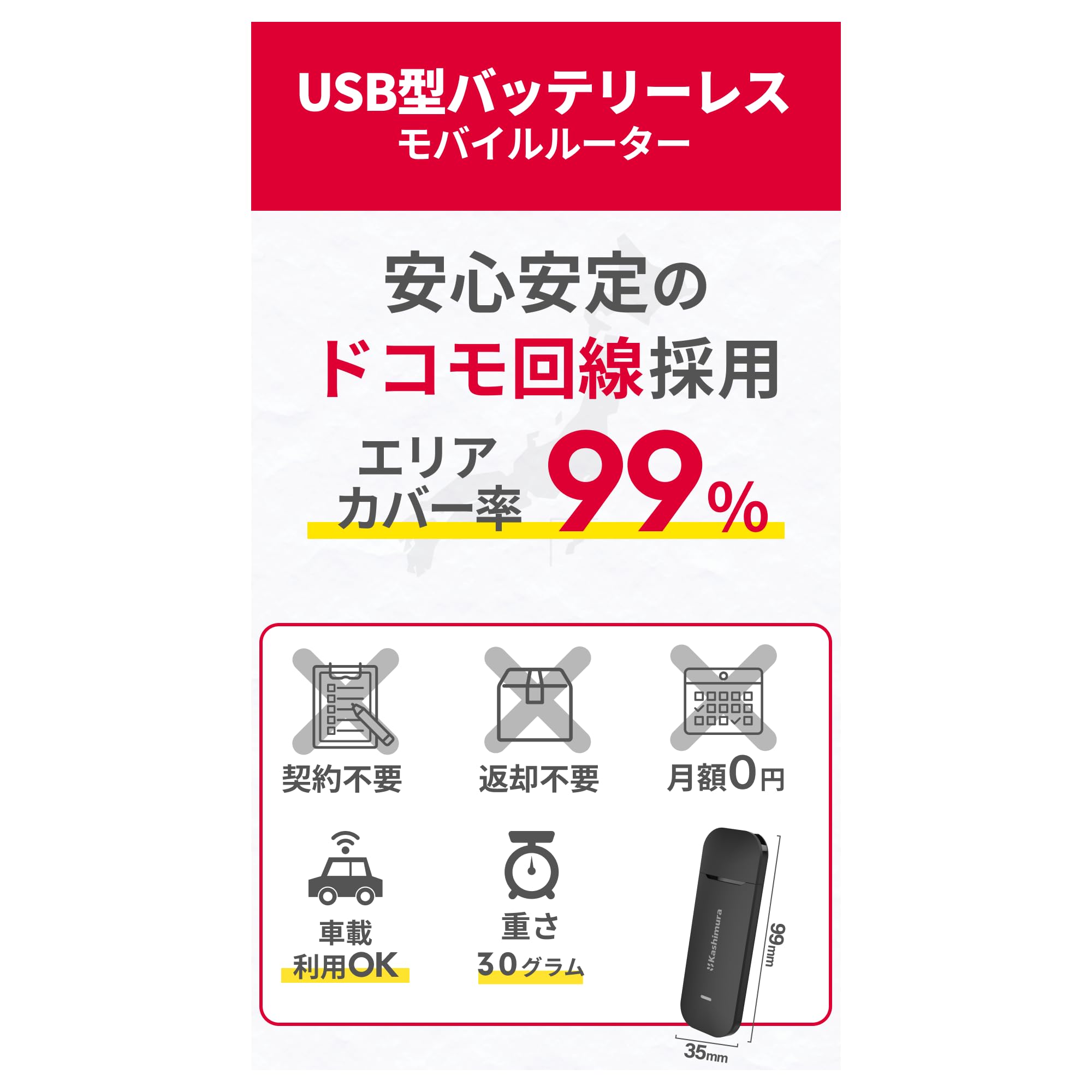 Amazon.co.jp: 【リチャージWiFi】バッテリーレス docomo回線 10GB 365