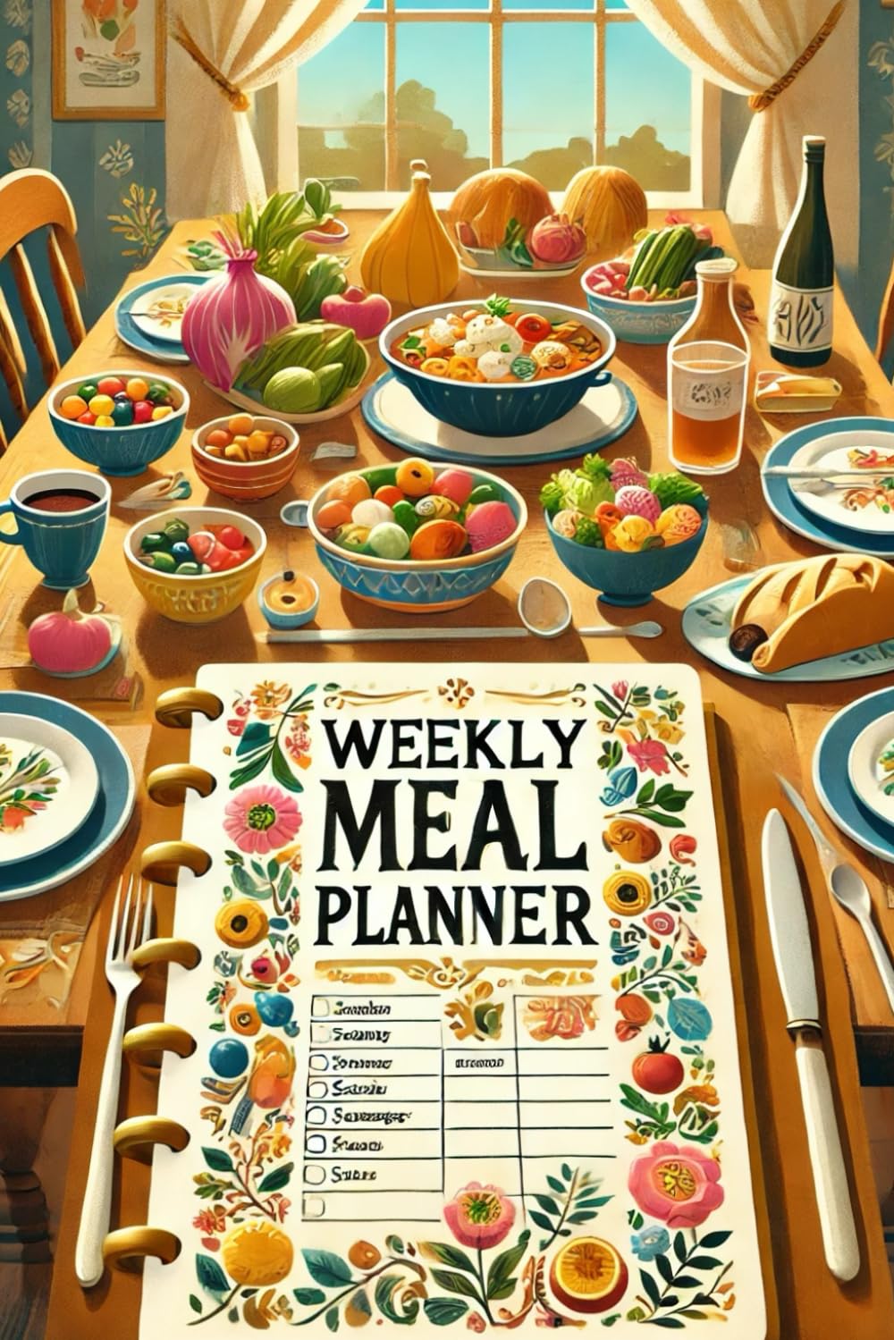 Weekly Meal Planner for Every Home Cook Who Loves to Stay Organized      Paperback – November 21, 2024