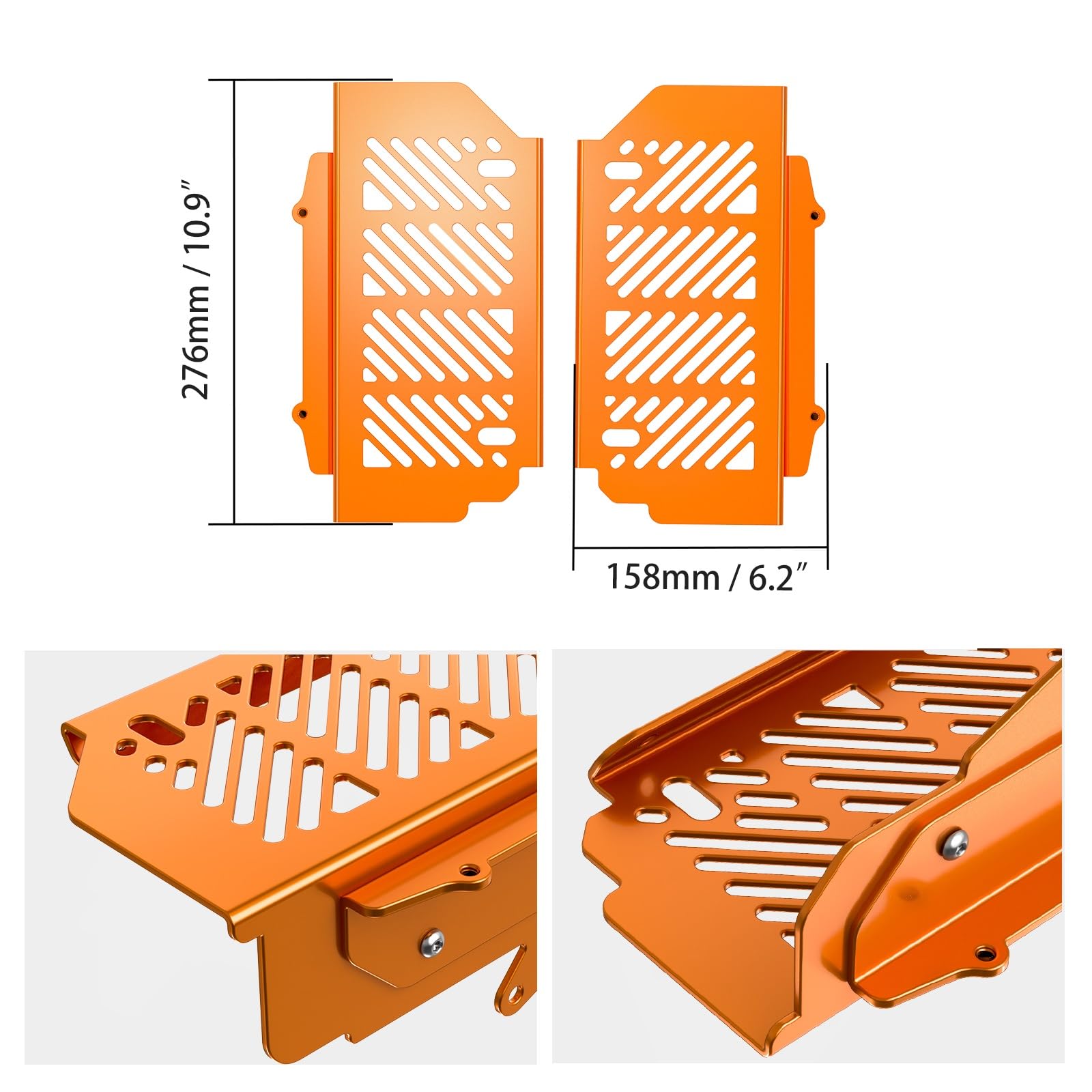 Couvercle De Protection Radiateur pour Husqvarna 125-450cc TC/TX/FC/FX 2016 2017 2018 2019