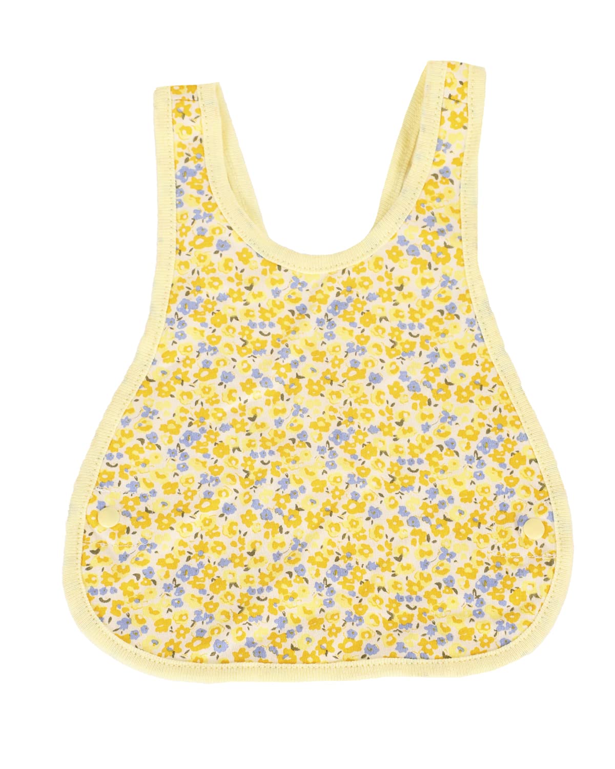 Little Hip Boutique Waterproof Floral Cross Back Baby Bibs Color – Yellow for Babies of Age group - 6-24 months Super Absorbent Comfortable Soft Washable EVA Material for Feeding.