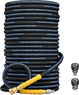 100FT Pressure Washer Hose 3/8" 4800PSI Kink Resistant