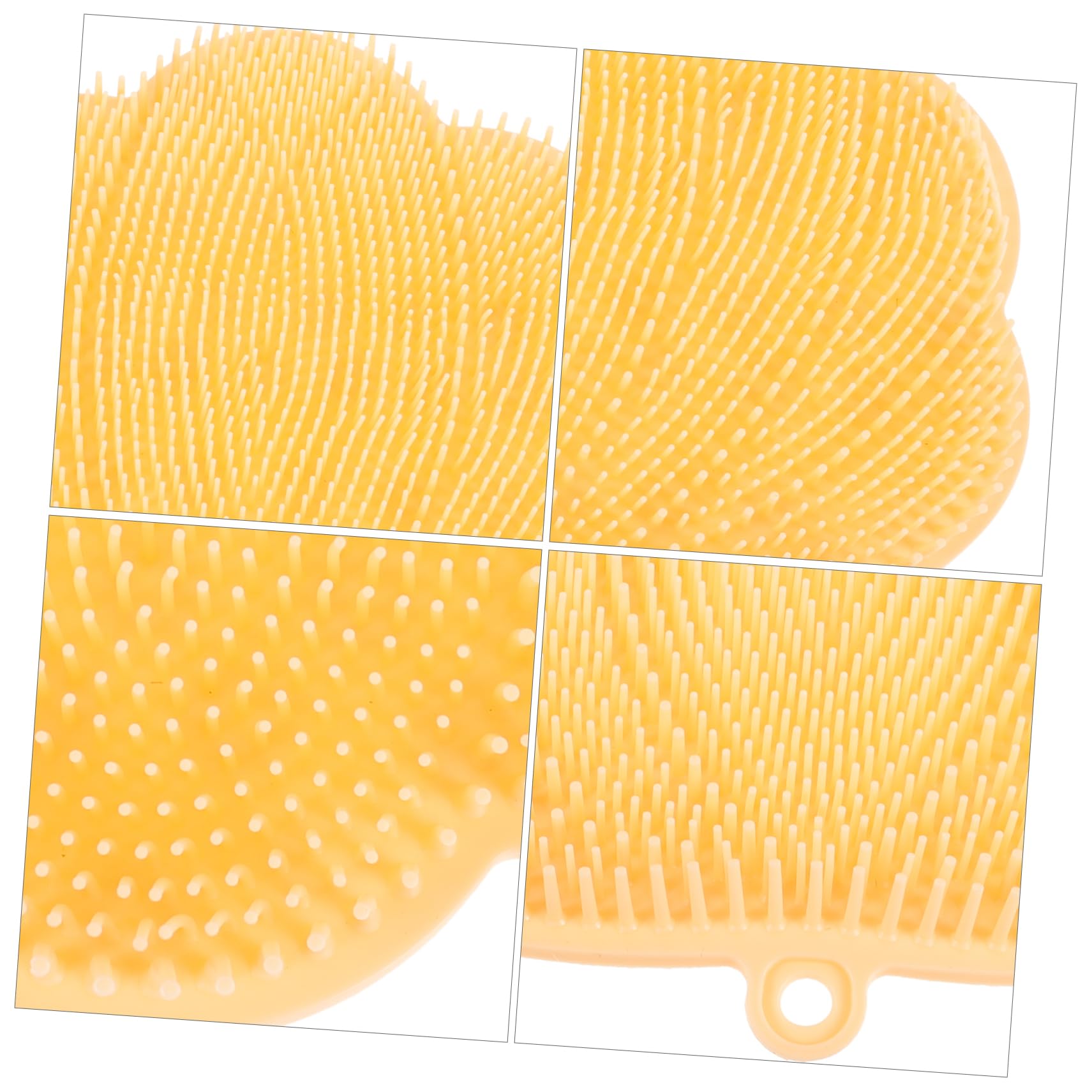 Cepillo de Pies de Silicona para Ducha, Fregador Exfoliante Seguro para Tejido de Espalda y Pies