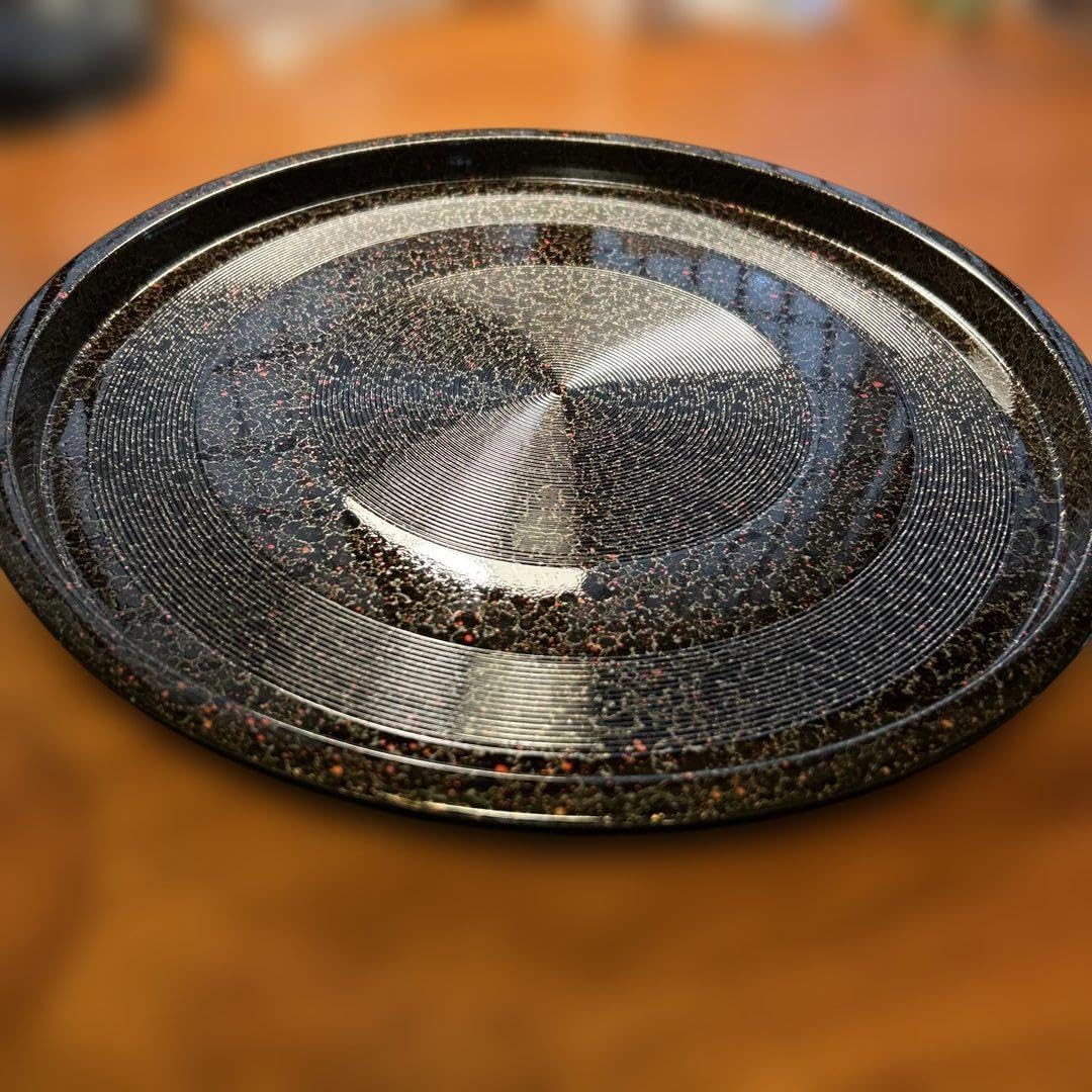 津軽塗　茶びつ31.5cm お盆　茶托5セット 津軽塗 茶びつ31.5cm お盆 茶托5セット 茶托(5枚) 七々子塗 |