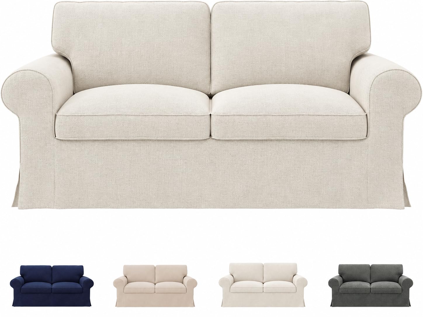 Photo 1 of Textile Haus Ektorp 2-Seat Sofa Cover Set