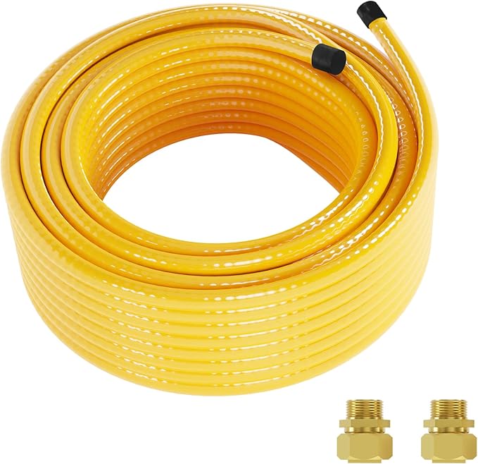 100FT 1/2 '' Flexible Gas Line,CSST Corrugated Stainless Steel Tubing