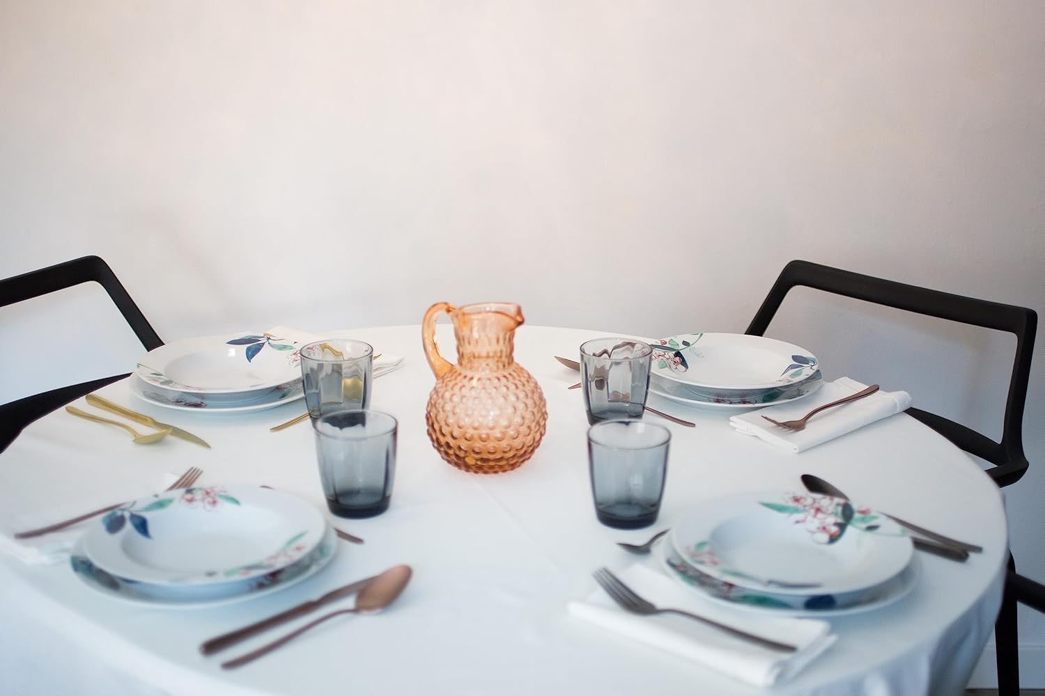 Barazzoni, Set of 6 Stresa Blue, Capacity 30cl, Made in Italy