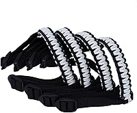 Vista 24 de BubbasGarageTv - Asas de agarre Paracord para Jeep Wrangler JL y Jeep Gladiator JT (negro)