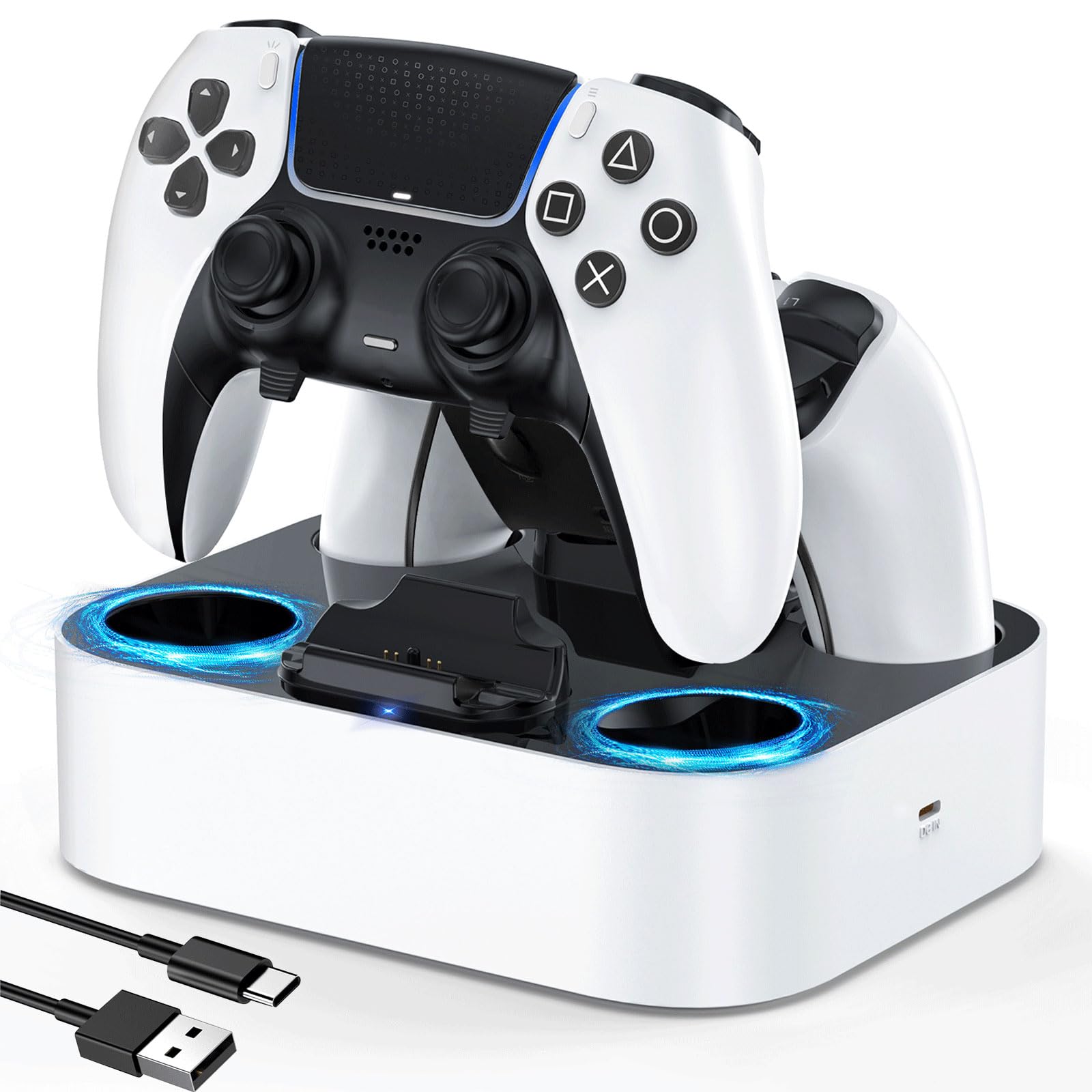 Amazon.co.jp: LVFAN PS5 コントローラー 充電器 充電スタンド PS5 