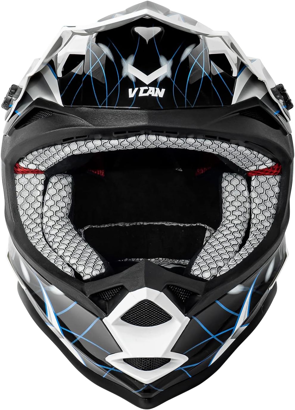 VCAN VX38 Adults ATV Motorcross Offroad Dirt Bike Motorcycle Downhill Helmet with Goggle DOT Approved