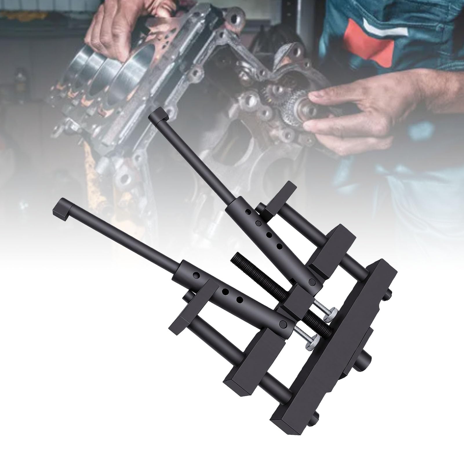 Luocute Narzędzie do Wyciągania Wkładek Cylindrowych, PT 6400 C, M50010 B, 3376015 | Usunięcie cylindra silnika dla mokrych linerów o średnicy od 3-7/8 do 6-1/4 cala, głębokości 15 cali, grubości ścianki
