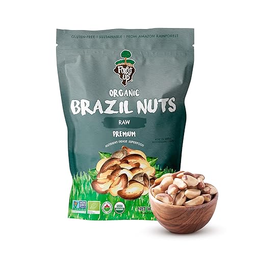 Vista 17 de Mezcla de Frutos Secos Açaí 7 oz – Las Verdaderas Nueces de Brasil Orgánicas Tostadas + Trozos de Fruta de Açaí + Trozos de Fruta de Cupuaçu – Combo