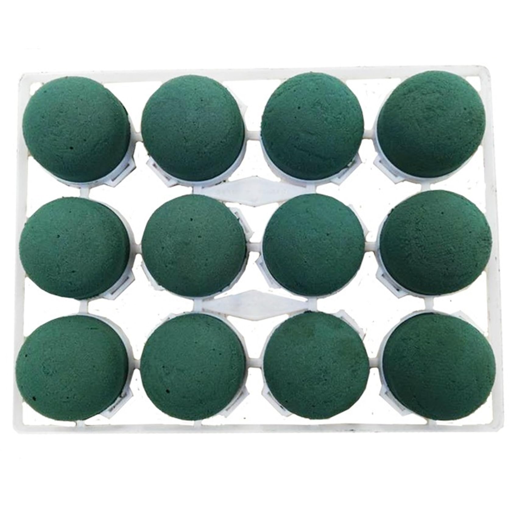 Vistnale Floral Foam Round, 12Pcs Floral Foam for Wine Bottles, Round Mini Holder Multi-Use Suuplies for Wedding Table Centerpieces and Wine Bottle Decorations