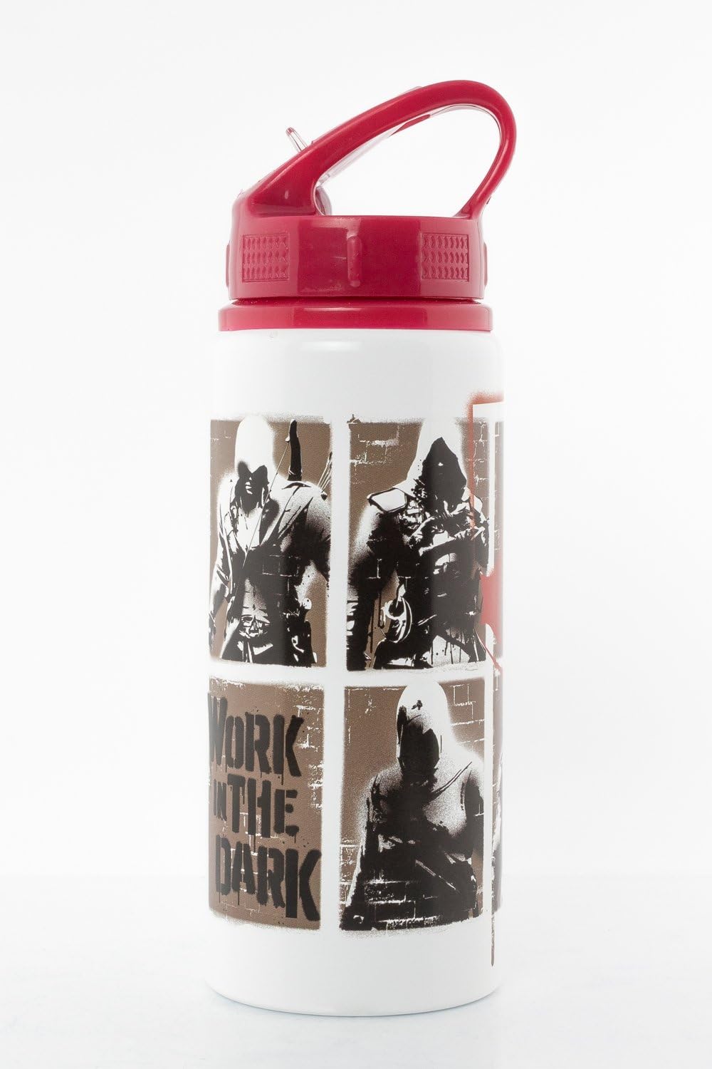 GB eye Assassins Creed Stencil Aluminium Drinking Bottle, Various, 7.2 x 7.2 x 21.7 cm