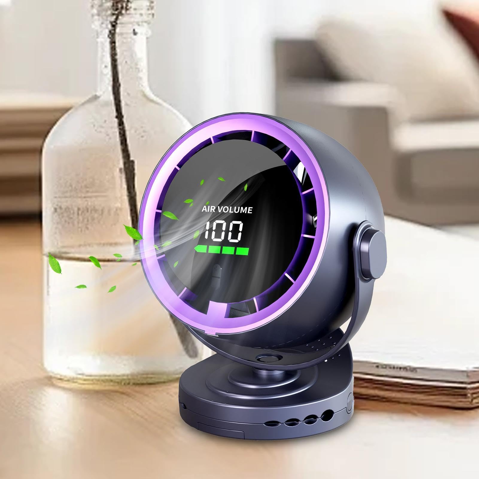 Ventilatore Da Tavolo Con Telecomando Compatto utile potente flusso d'aria