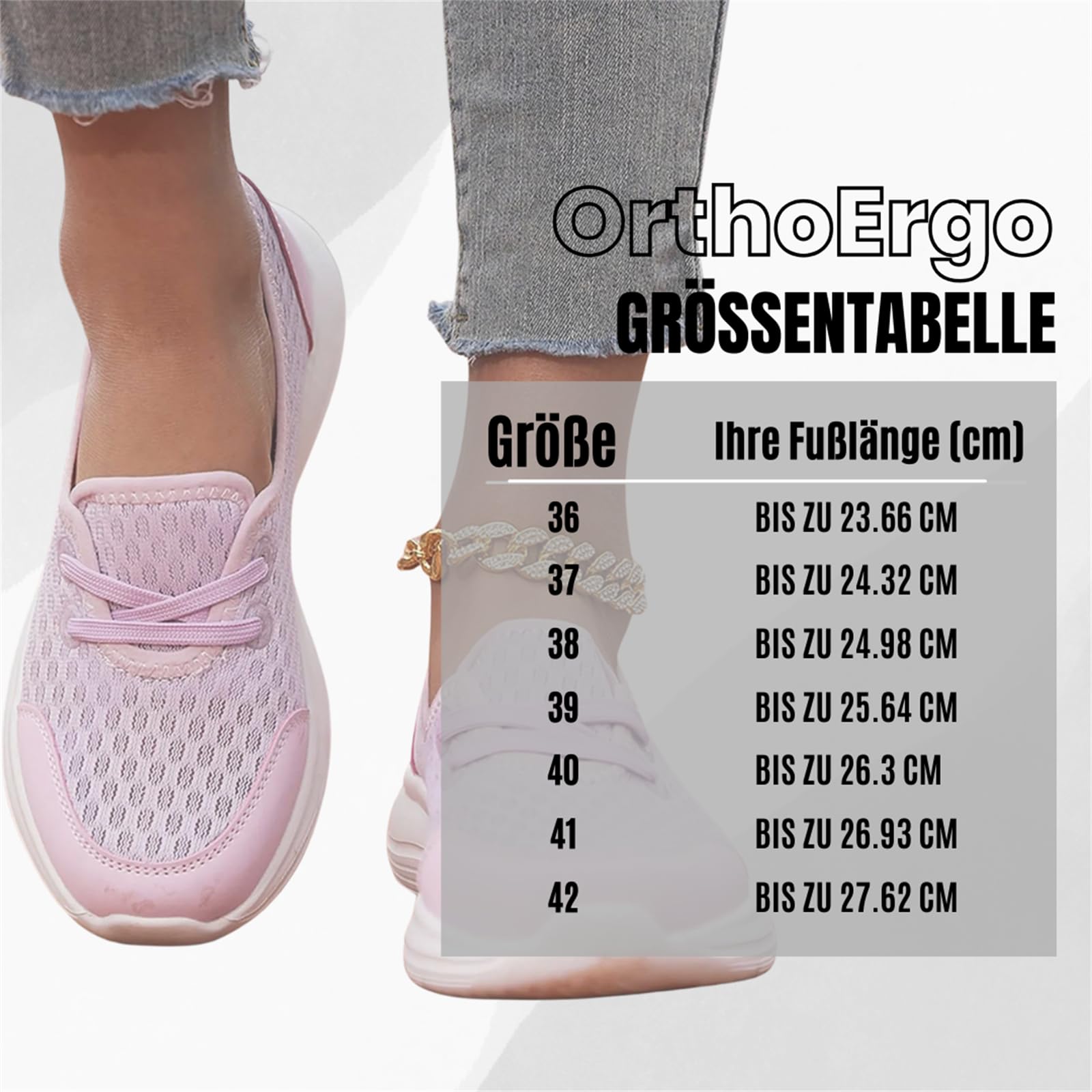 MEIION OrthoErgo ergonomische schmerzlindernde Komfortschuhe das Original Damen Walkingschuhe Atmungsaktiv Sneaker - Freizeitschuhe Fitness Outdoor rutschfest