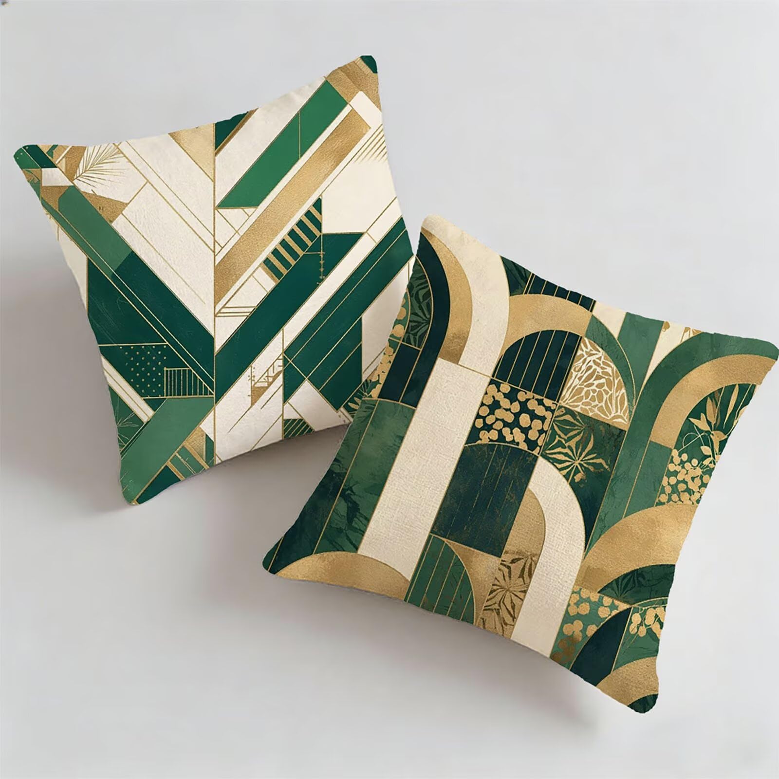 Housse de coussin extérieur étanche 60x60 lot de 2 anti-pluie sofa