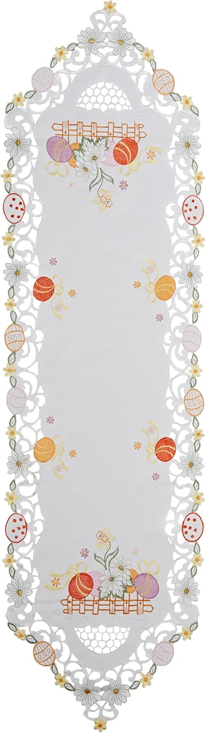 Country Egg Table Runner, 15 by 54-Inch