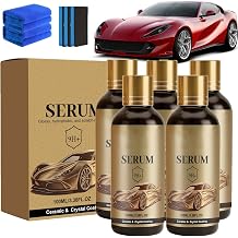 Vidrio Liquido Ceramico para Auto, 100ml Serum Advanced Graphene Ceramic Coating for Cars, 9h Graphene Ceramic Coating, Long Lasting Car Protection, Gloss Hydrophobicty Anti Scratch 5